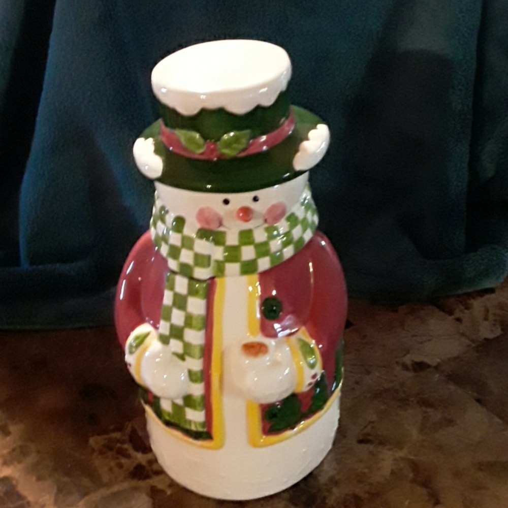 Holiday cookie jar